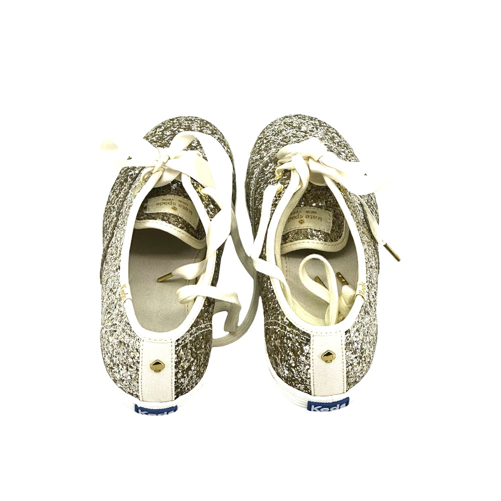 Keds X Kate Spade New York Glitter Sneakers Stylish Comfy Glam Chic Size 8 - Picture 4 of 10